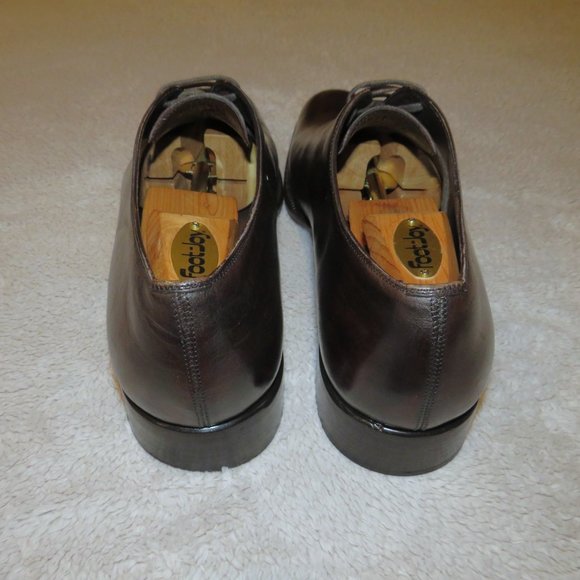 Tom Ford Brown Antiqued Whole Cut One Piece Oxfords 11TT main image 9